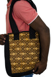 African print tote bag for laptop
