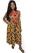 African print Sleeveless Maxi Dress