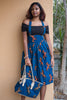 African Print Suspender Skirt