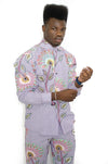 Adex Traditional African Men's suit shirt and pant