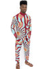 Colorful 2 Piece Set African Print Pants and Shirt