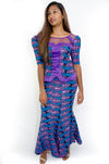  African wax print Skirt and Blouse