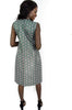 African print Flattering midi dress