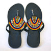 Maasai Leather African beads sandals for women