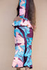 African wax print blouse and mermaid skirt set