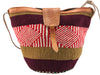 Handcrafted colorful hemp thread knitted shoulder bags