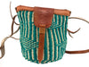 Handcrafted colorful hemp thread knitted shoulder bags (Medium size)