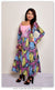 Long Sleeves African Wax Print Maxi Dress
