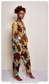  African print Blouse and pants set